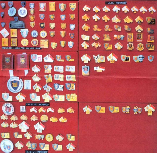 Collection Pin’s Olympiques de Monaco2